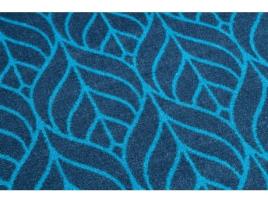 Passadeira Base Antideslizante DYWANY LUSZCZOW Pióra Penas (100 x 1000 cm - Preto)