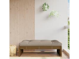 Apoio de Pés para Jardim 120X80 Cm Pinho Maciço Castanho-Mel VIDAXL