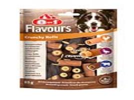 Snacks Cão 8in1 Crunchy Rolls 85g