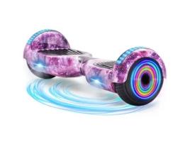 Hoverboard NEI-WAI z1+ Rosa para Crianças (Coluna Bluetooth - Autonomia:8/10 Km - Velocidade Máx:10Km/H)