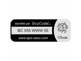 Pacote de 30 autocolantes BICYCODE Adcolite TU