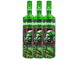 Vodka MOSKOVSKAYA Moskovskaya Out Of Space Limited Edition (1 L - 3 unidades)