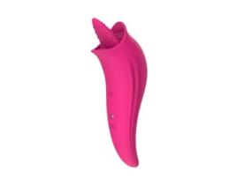 Vibrador de massagem para estimulação de língua feminina (vermelho) OEMG