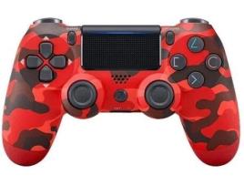 Comando para PS4 ACENTRY 20210834 Camuflado Vermelho (Wireless)