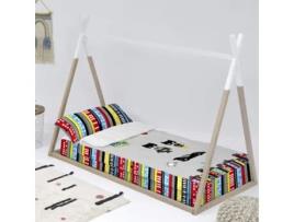 Saco Nórdico sem Encher HAPPYFRIDAY Bat (90 x 200 cm - Algodão e Poliéster - Multicor)