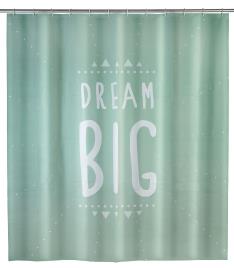 Cortina de duche  DREAM BIG 180X200 VERDE