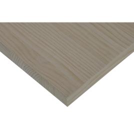 Painel de madeira maciça PINHO COM NÓ 800X500X18MM REDONDO