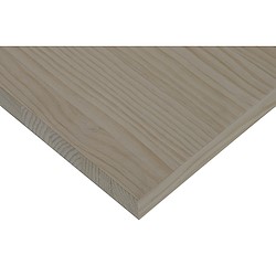 Painel de madeira maciça PINHO COM NÓ 800X500X18MM REDONDO