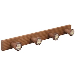 Cabide de parede RELÓGIO MADEIRA