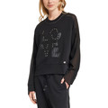 Sweats 021BD64004  Preto Disponível em tamanho para senhora. EU S,EU M,EU L.Mulher > Roupas > Abrigo