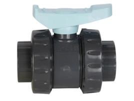 Válvula de Pvc de União Dupla para Colar 50 Mm Pn16 Ast50 ASTORE