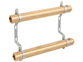 Distribuidor de Aquecimento de Latão com 6 Portas para Sistema de Circuitos de Edifício