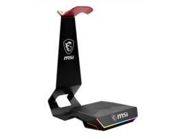 Suporte para Auscultadores com Hub Usb e Carregador Qi Msi Hs01 Combo Rgb