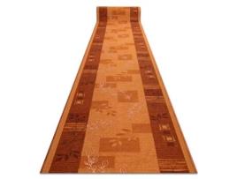 Passadeira Antiderrapante DYWANY LUSZCZOW (67 x 1400 cm - Polipropileno - Laranja)