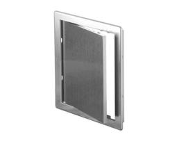 Painel de Inspeção de Porta de Acesso ABS 150x150mm Durável Cor Prata