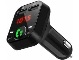 Car And Truck Bluetooth Fm Transmitter 12/24V Handsfree Bluetooth V5.0 + Edr Music Player Fm Radio Receiver Adapter Dual Usb Ports 2.1A Fast WHYWYJ