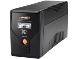 Inversor INFOSEC X3 EX 800 LCD USB FR/SCHUKO