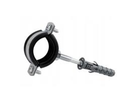 Abra Grampos de Tubo de Metal Simples Antivibração com Forro de Borracha para Tubos de 48-55 mm ...