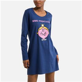 Mr Mme Camisa de dormir de mangas compridas, Mme Princesse