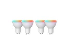Conjunto de 4 Lampadas BROADLINK Led Inteligentes Bluetooth Gu10-4Pack