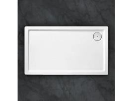 Base de Duche Retangular 120X75X3,5H Cm Time Out Bd2.12075.B Branca PADIMAT