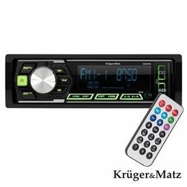 Auto-Rádio Mp3 Wma 4x40W com FM/AUx/SD/USB/BT - Kruger Matz