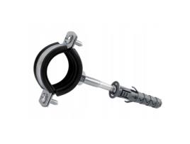 Abra Grampos de Tubo de Metal Simples Antivibração com Forro de Borracha para Tubos de 20-24 mm ...