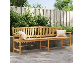 Banco de Jardim 228X59.5X90 Cm Madeira de Teca Maciça VIDAXL