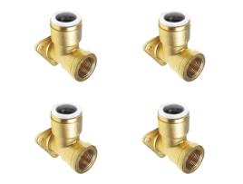 Cotovelo de Placa Traseira John Guest JG SPEEDFIT 4x de 15 mm