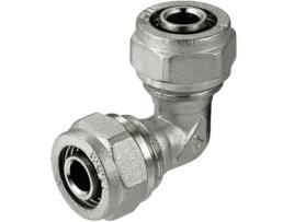 Acoplador de Compressão de Latão de 16 mm x 16 mm para Tubo PEX