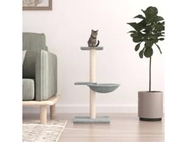 Árvore P- Gatos com Postes Arranhadores 72 Cm Cinzento-Claro VIDAXL