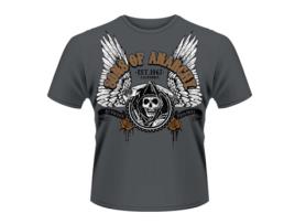 T-shirt SONS OF ANARCHY (M - Cinzento)