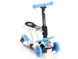 Scooter Infantil com Assento SMART by Lorelli blue tracery
