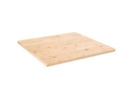 Tampo de Mesa Quadrado 90X90X2.5 Cm Pinho Maciço VIDAXL