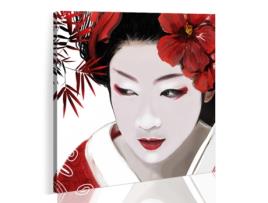 Quadro ARTGEIST Geisha japonaise (70x70)
