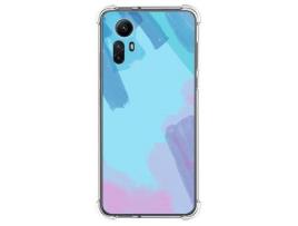 Capa de silicone à prova de choque Xiaomi Redmi Note 12S Design em aquarela 10 desenhos TUMUNDOSMARTPHONE