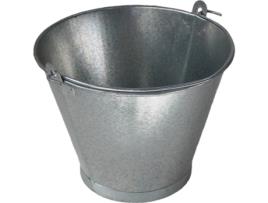 Cubo cónico galvanizado - 27,5 cm
