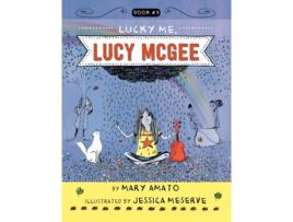 Livro lucky me, lucy mcgee de mary amato (inglês)