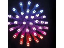 Luzes de Natal FÉÉRIC LIGHTS AND CHRISTMAS externas multicoloridas, 100 LED (Multicor)