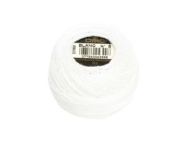 Linha de Bordar DMC Perle 116A 8Mmx80M 10G Branco Linho Blanc