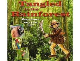 Livro tangled in the rainforest de gerry bailey (inglês)