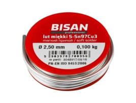 100g de Fio de Solda Sem Chumbo para Canalização, S-Sn97Cu3, 2,5mm para Tubos de Cobre