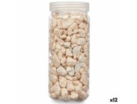 Pedras Decorativas Creme 10 - 20 mm 700 g (12 Unidades)