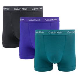 Calvin Klein Underwear Lote de 3 boxers, 2 lisos, 1 estampados