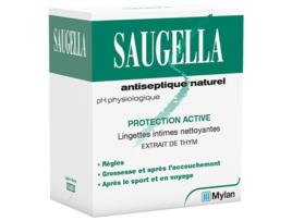 Toalhete Antisséptico Natural 10 Íntimos Individuais SAUGELLA