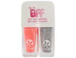 Bff Esmalte Duo Esmalte 2 X 5 Ml Cor: Buddies Coral Silver SUNCOATGIRL