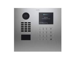 Videoporteiro DOORBIRD Montado na Porta D21Dkh-V2-Ea Salt Water
