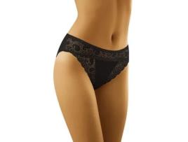 Cuecas de Mulher WOLBAR Lovely Midi With High Preto (XL)