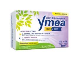 Ondas de calor diurnas e noturnas da menopausa e sono tranquilo 128 cápsulas YMEA