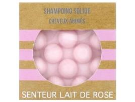 Shampoo Sólido com Leite de Rosa Perfumado para Cabelos Danificados 55 G VALDISPHARM